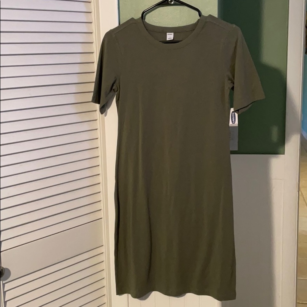 Olive green super comfy dress